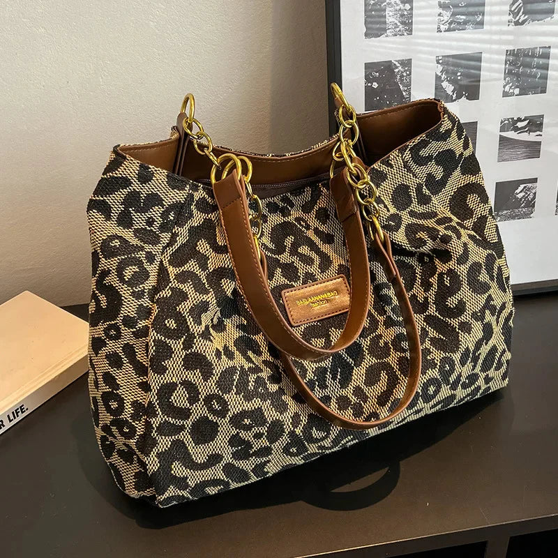 Felloria - Exotic Leopard Tote