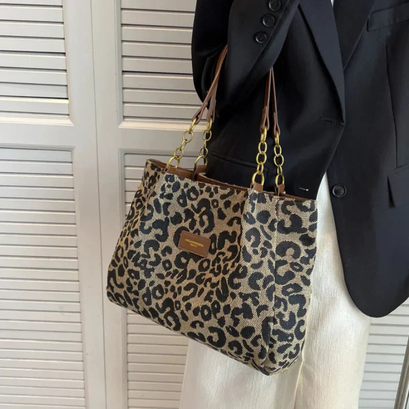 Felloria - Exotic Leopard Tote
