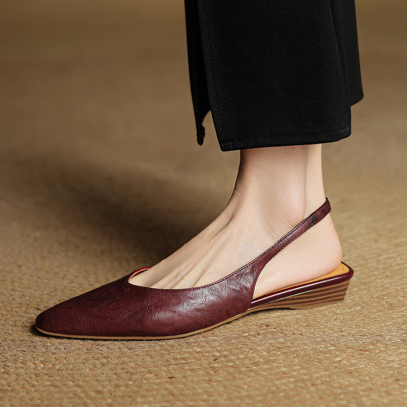 Veluré — Pointed Toe Slingbacks