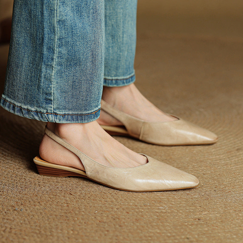 Veluré — Pointed Toe Slingbacks