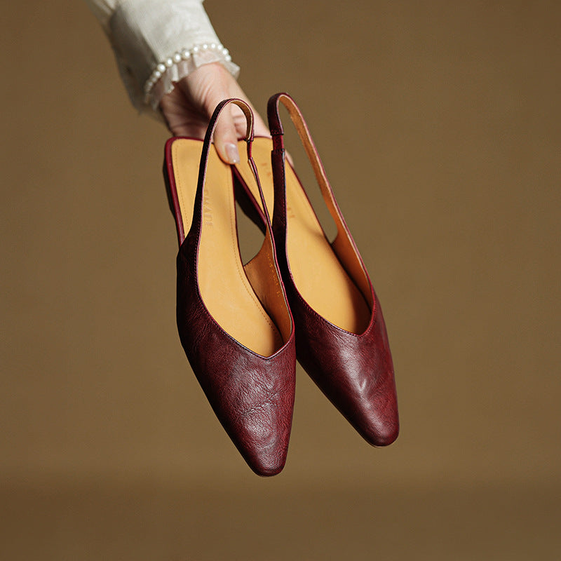 Veluré — Pointed Toe Slingbacks