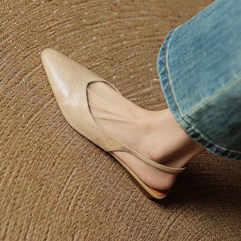 Veluré — Pointed Toe Slingbacks