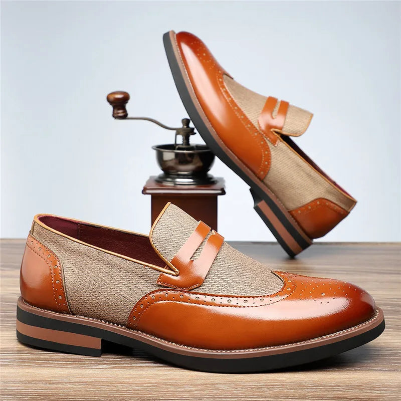 Aurelian Wingtip Elegance Loafers