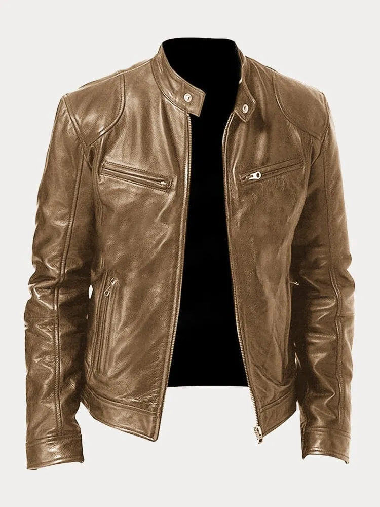 Aurelia - Luxe Leather Jacket