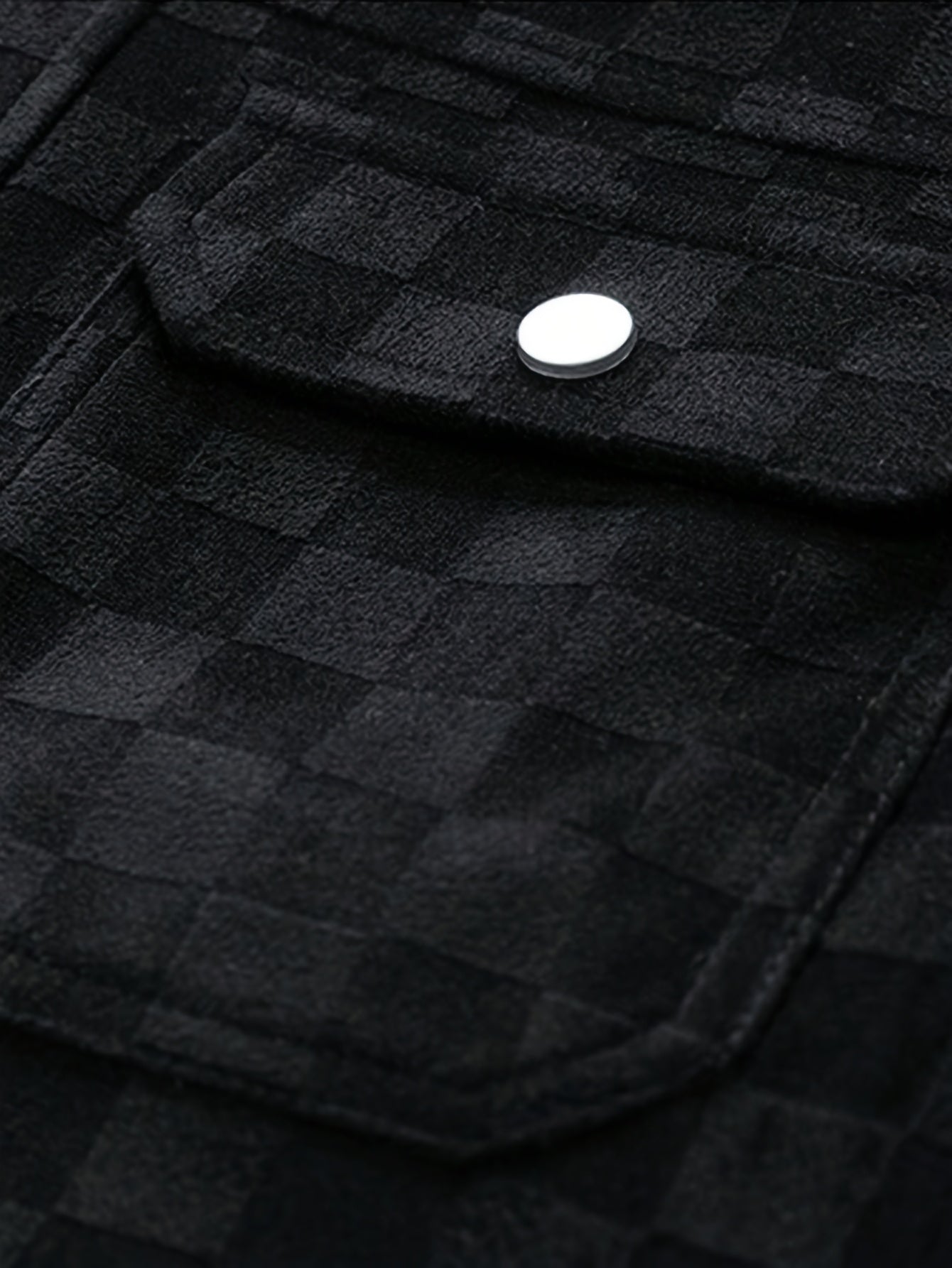 CALDERO — Checkered Suede Jacket