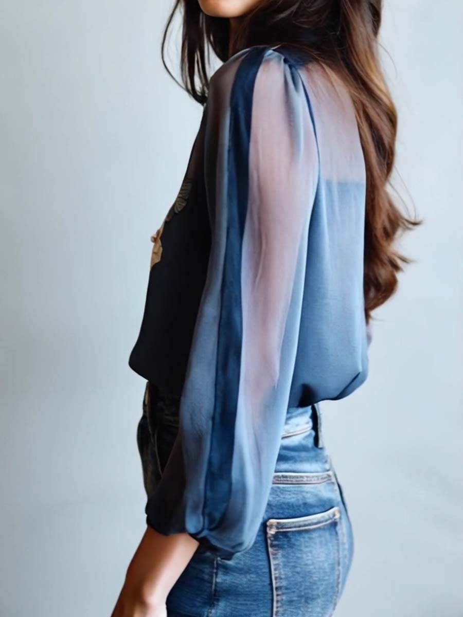 Floralique — Ethereal Bloom Blouse