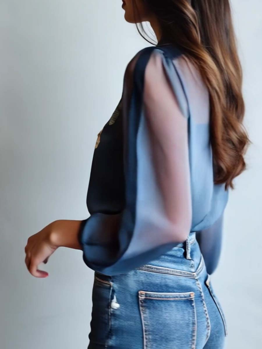 Floralique — Ethereal Bloom Blouse