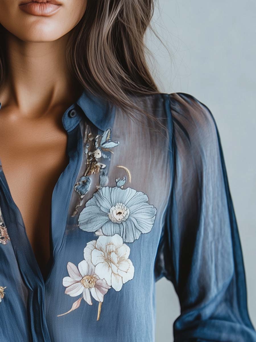 Floralique — Ethereal Bloom Blouse