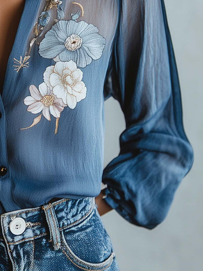 Floralique — Ethereal Bloom Blouse
