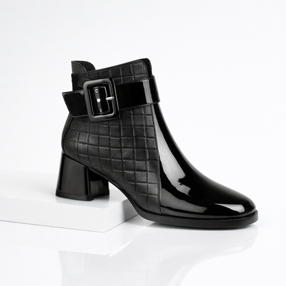 MARQUET — Leather Ankle Boots