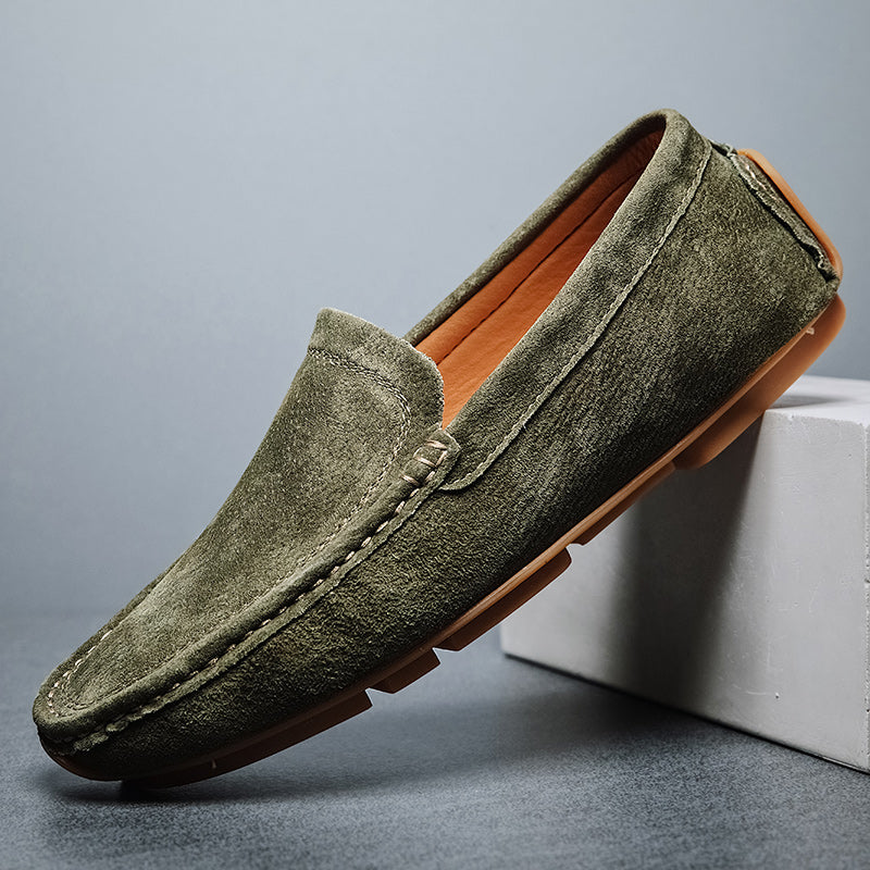 Velvise Suede Moccasins