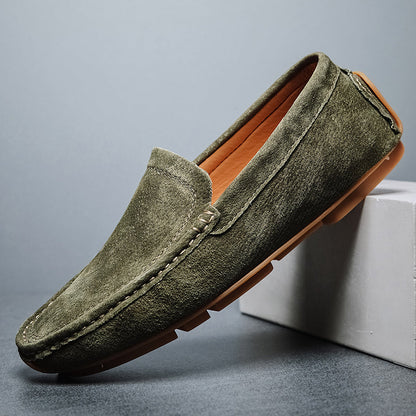 Velvise Suede Moccasins