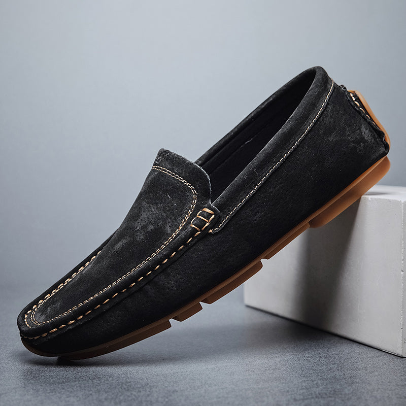 Velvise Suede Moccasins