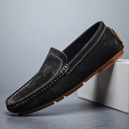 Velvise Suede Moccasins