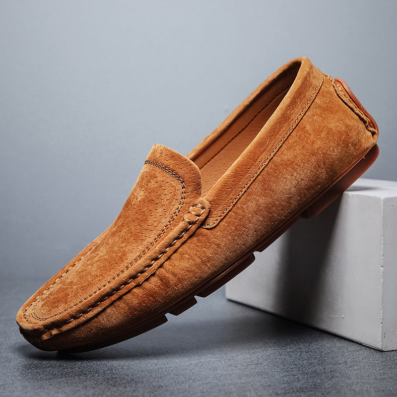 Velvise Suede Moccasins