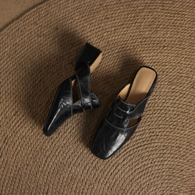 CAELIS — Genuine Leather Mules