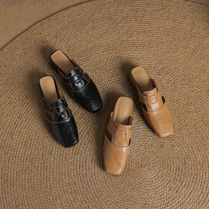 CAELIS — Genuine Leather Mules