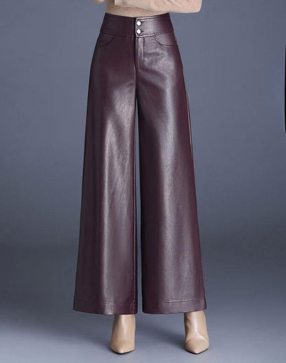 Lunara Leather Elegance Trousers