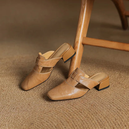 CAELIS — Genuine Leather Mules