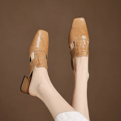 CAELIS — Genuine Leather Mules