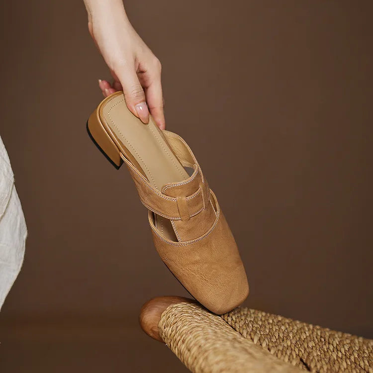 CAELIS — Genuine Leather Mules