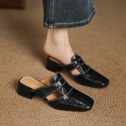 CAELIS — Genuine Leather Mules