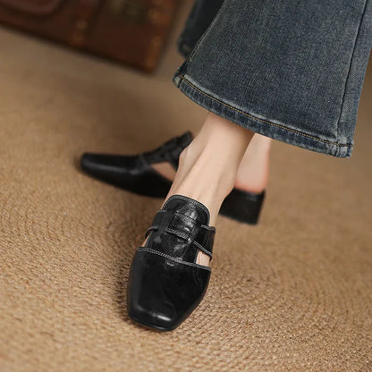 CAELIS — Genuine Leather Mules