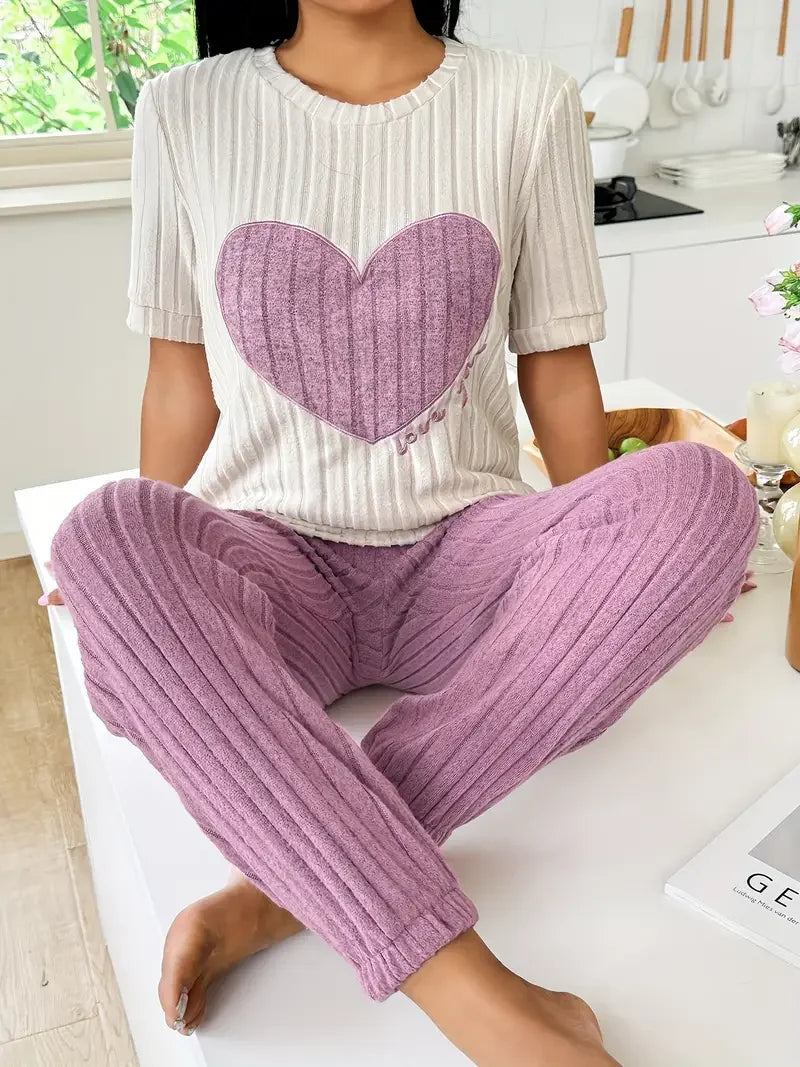 SERENITA — Ribbed Loungewear Ensemble