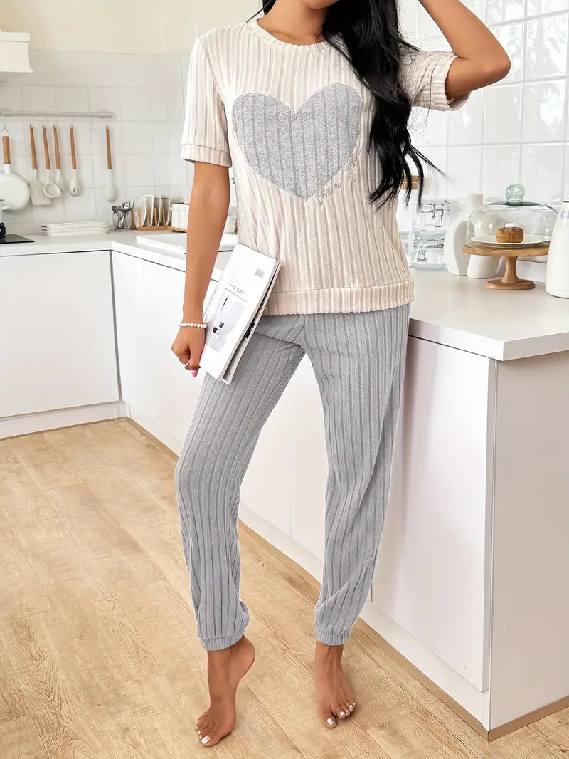 SERENITA — Ribbed Loungewear Ensemble
