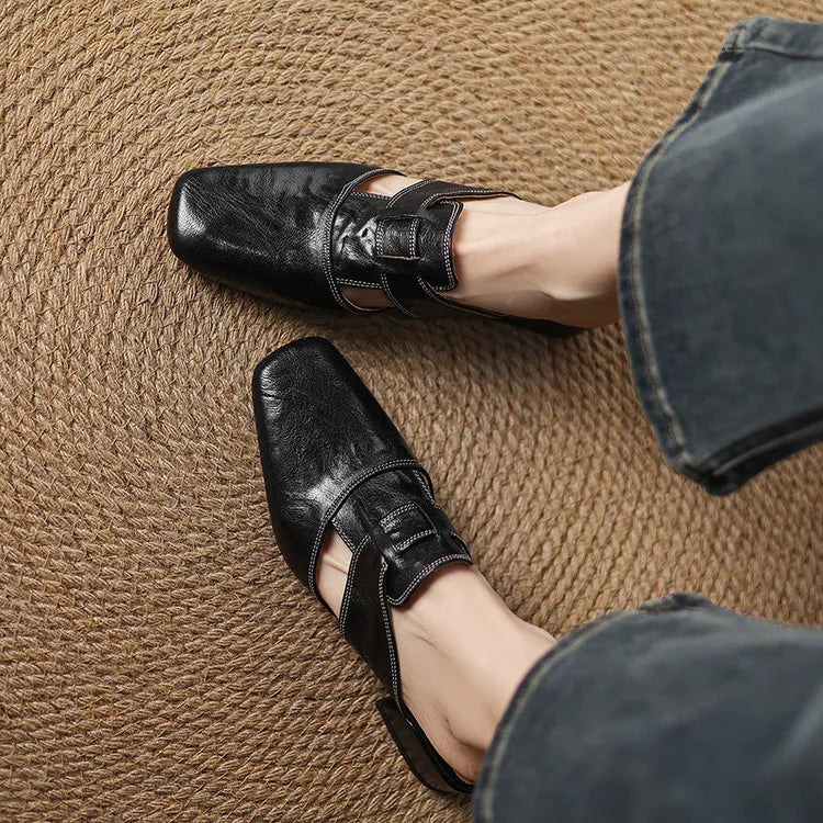 CAELIS — Genuine Leather Mules