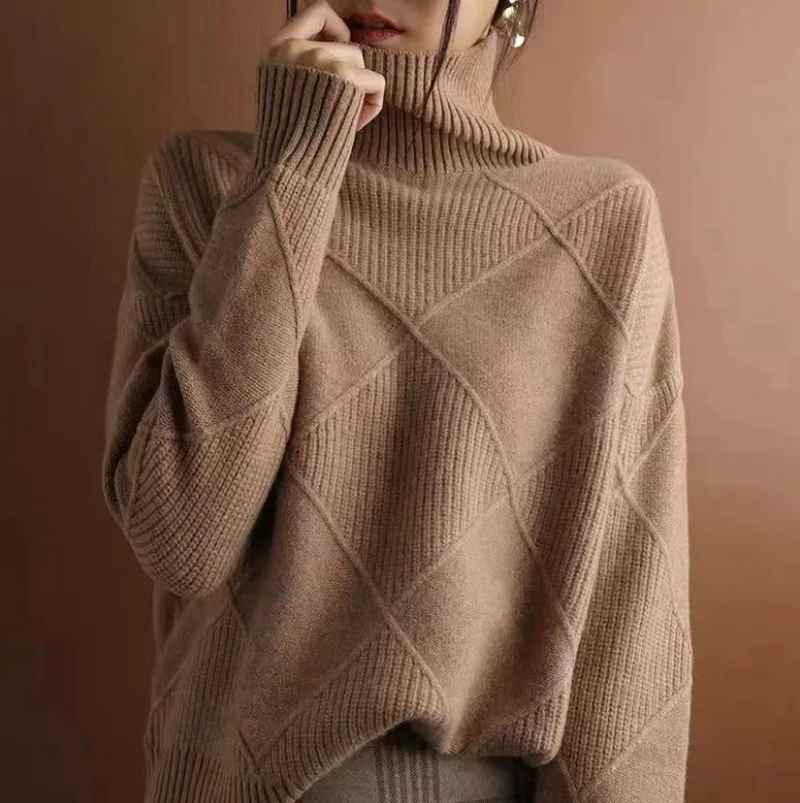 CALISSON — High Neck Knitted Sweater