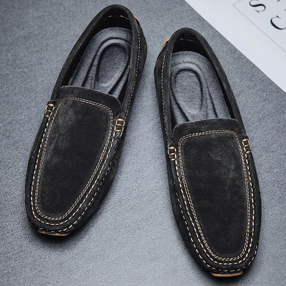 Velvise Suede Moccasins