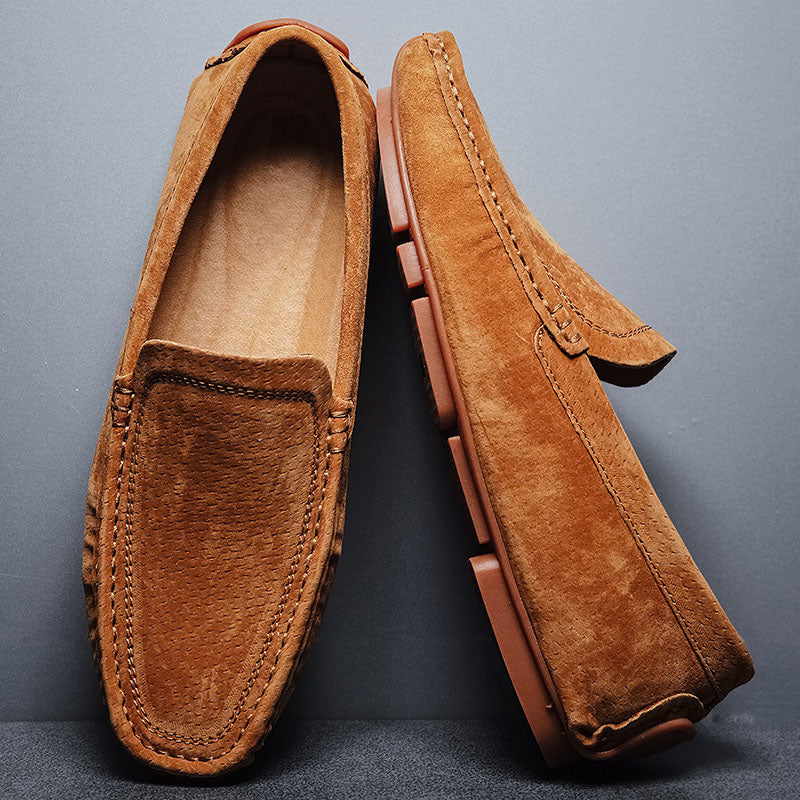Velvise Suede Moccasins