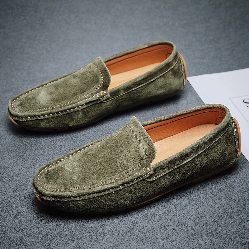 Velvise Suede Moccasins