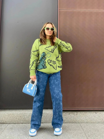 Luminique Flare Cashmere Pullover