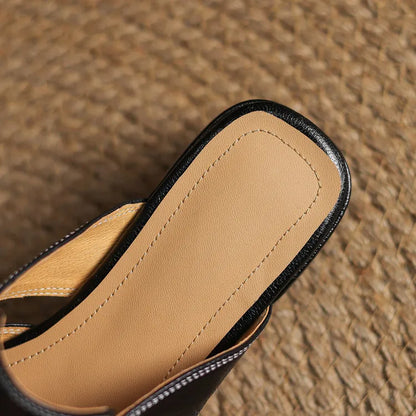 CAELIS — Genuine Leather Mules