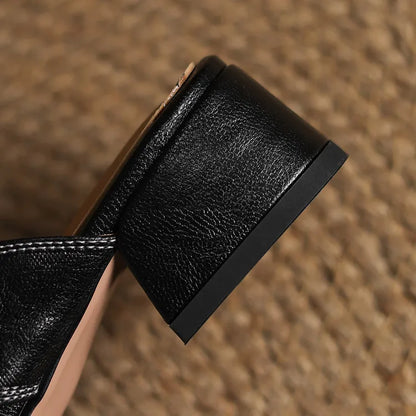 CAELIS — Genuine Leather Mules