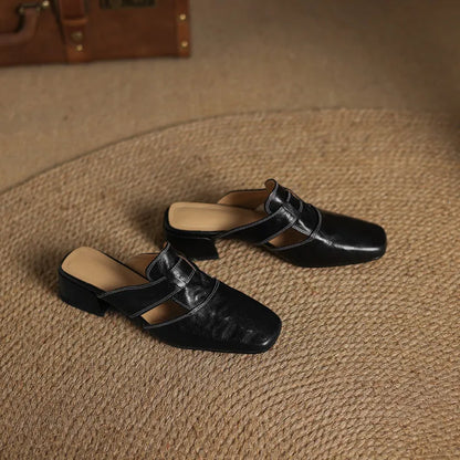 CAELIS — Genuine Leather Mules