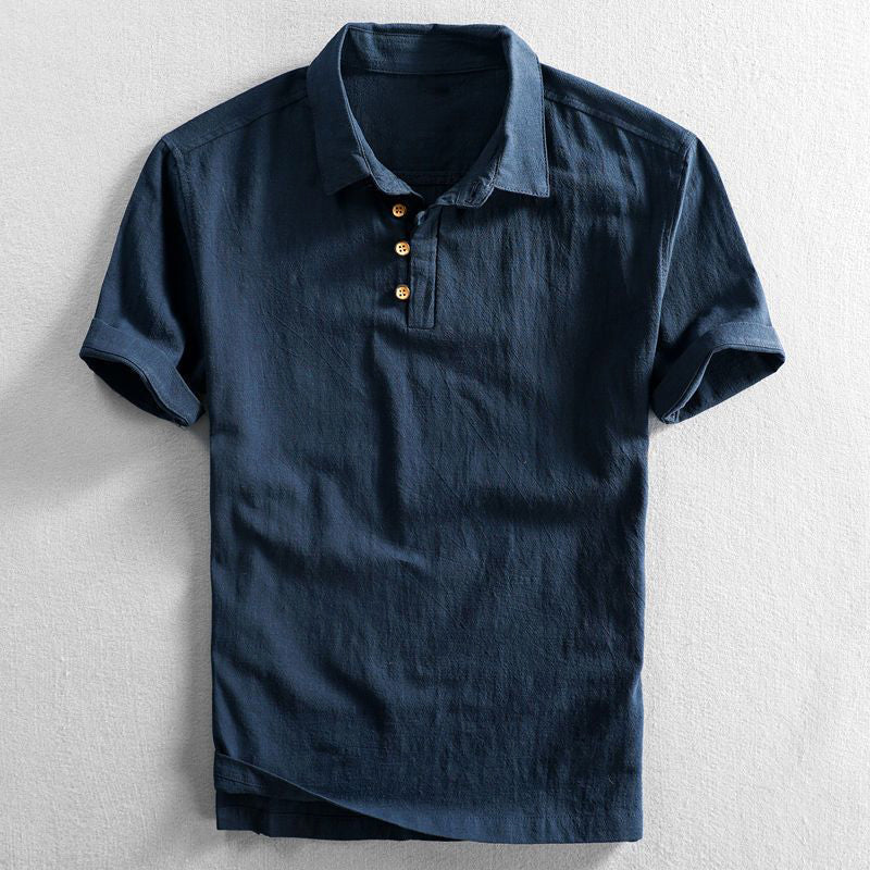 Lunara Linen Polo
