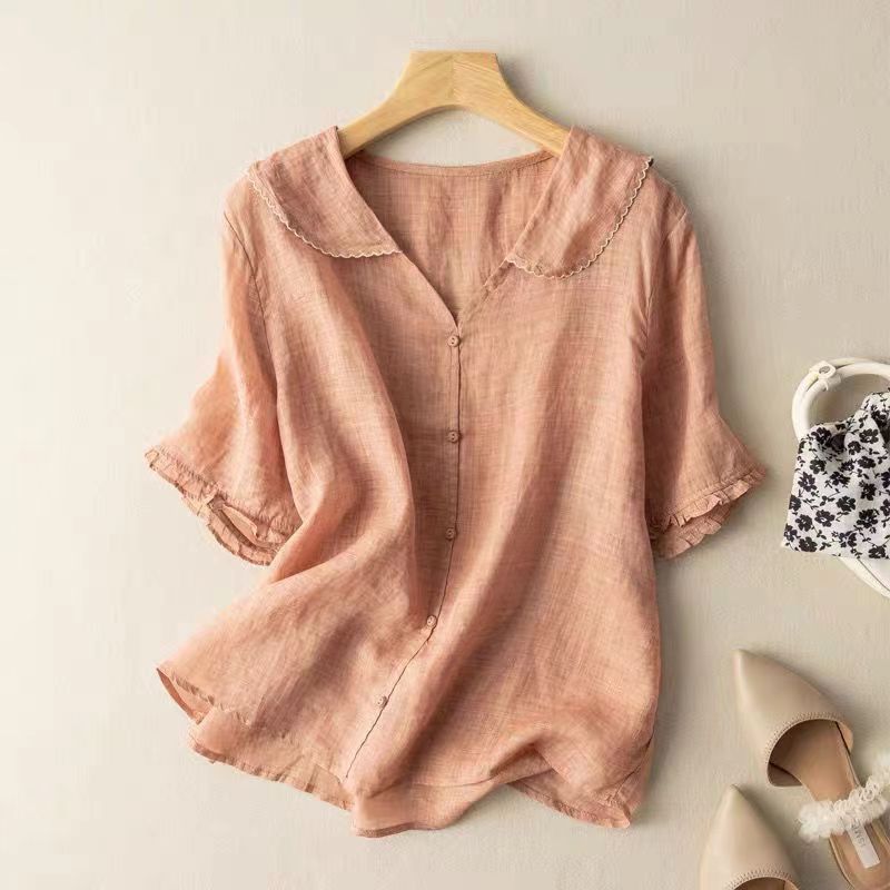 LUMIERE LINEN BLOUSE