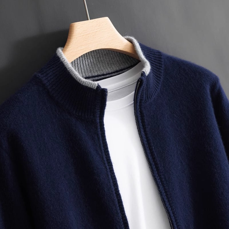 ARLOCH — Cashmere Zip Sweater
