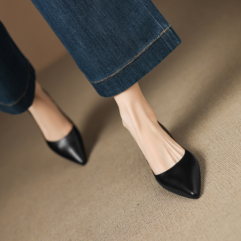 Lysara — Leather Elegance Flats
