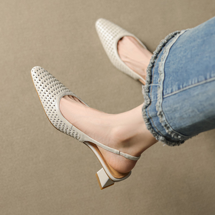 Lysaro - Silk Woven Pumps