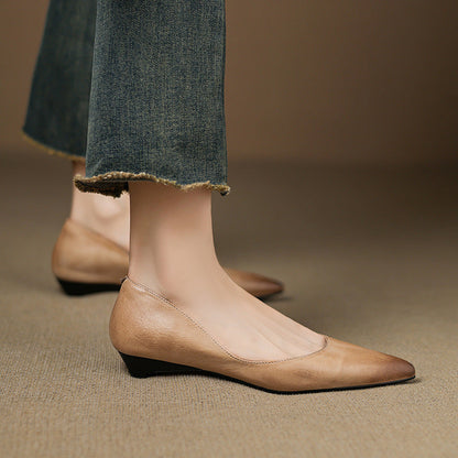 Lysara — Leather Elegance Flats