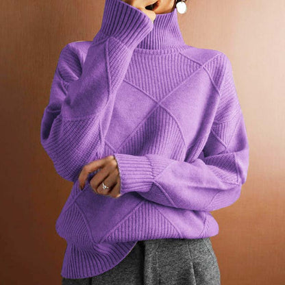 CALISSON — High Neck Knitted Sweater