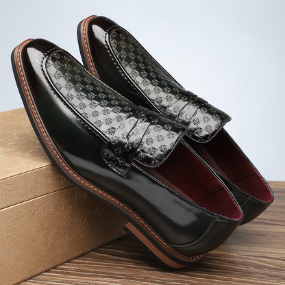 Viventa — Embossed Leather Loafers