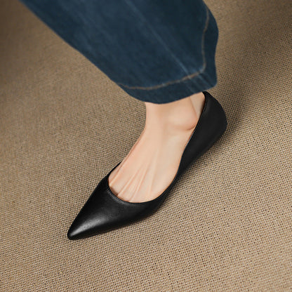 Lysara — Leather Elegance Flats