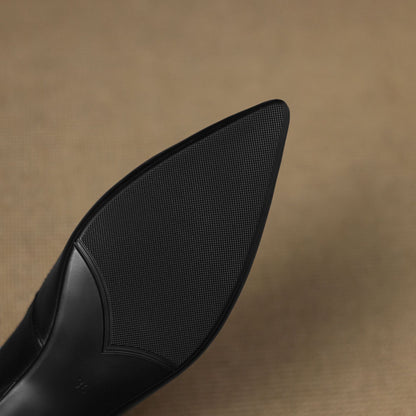 Lysara — Leather Elegance Flats