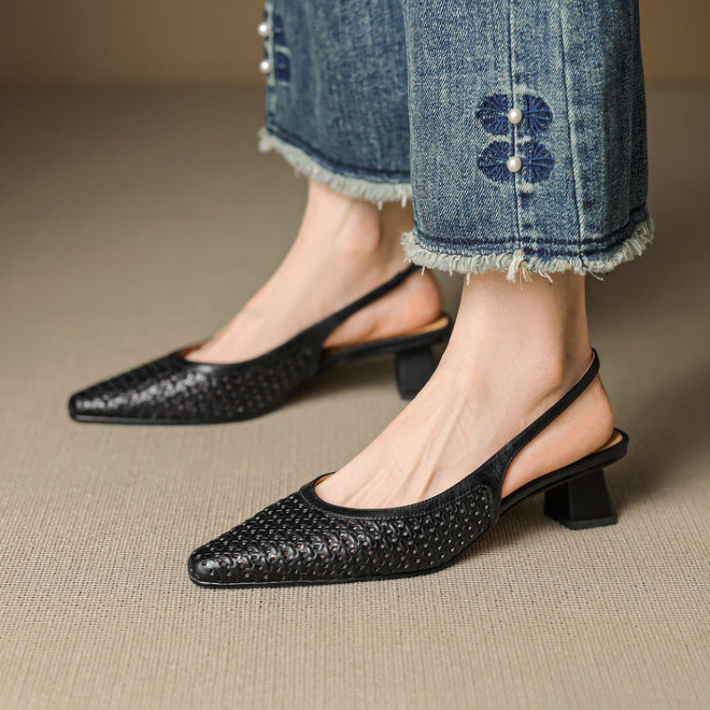 Lysaro - Silk Woven Pumps