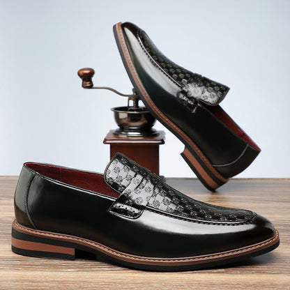 Viventa — Embossed Leather Loafers